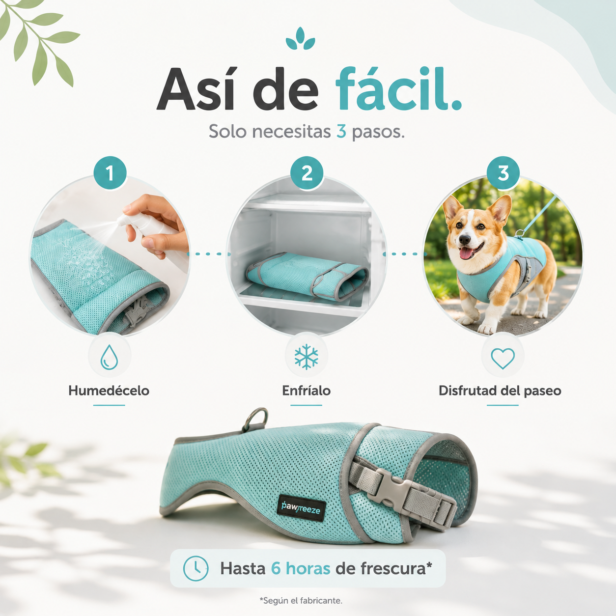 Chaleco Refrescante 2 en 1 para Perros