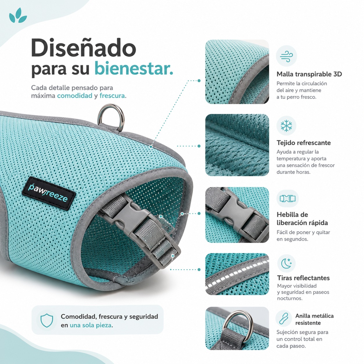 Chaleco Refrescante 2 en 1 para Perros